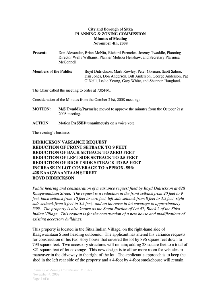 Director Wells Williams, Planner Melissa Henshaw, and Secretary Ptarmica Preview on Page 1