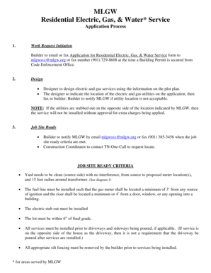 Joint Trench Pilot Process