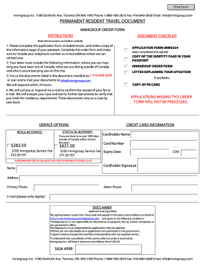 Travel document example - 2650 danforth av east danforth form