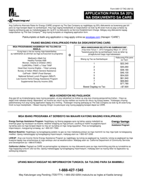California CARE Program Application