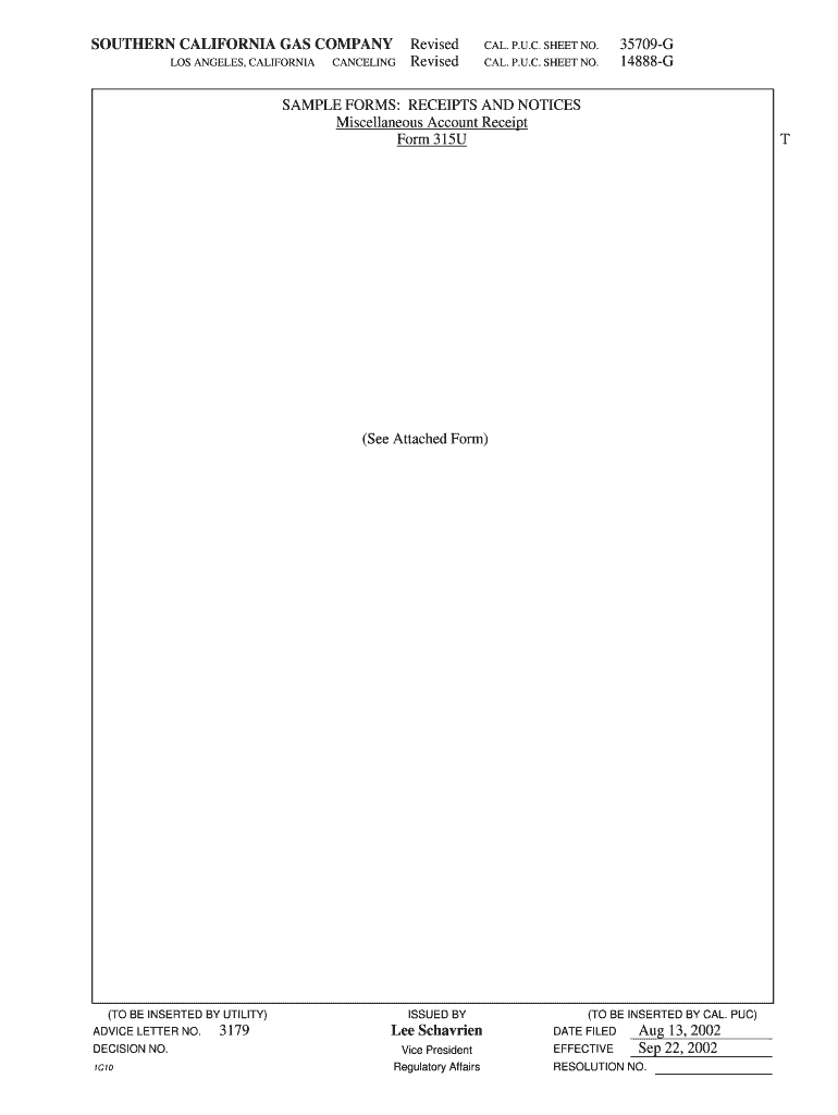 Sample Form MiscAcctReceipt, Miscellaneous Account Receipt Preview on Page 1