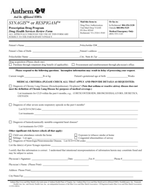 Drug Prior Authorization Form