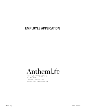 Anthem Life Employee Application