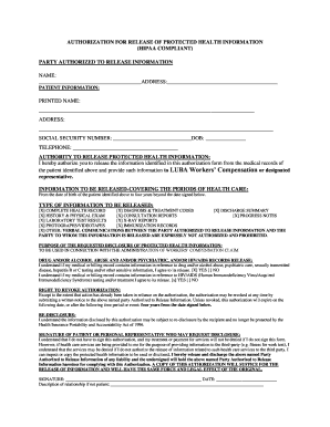 HIPAA Authorization Form