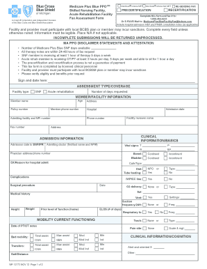 Skilled nursing facility form acute rehabiliation facility assessment form