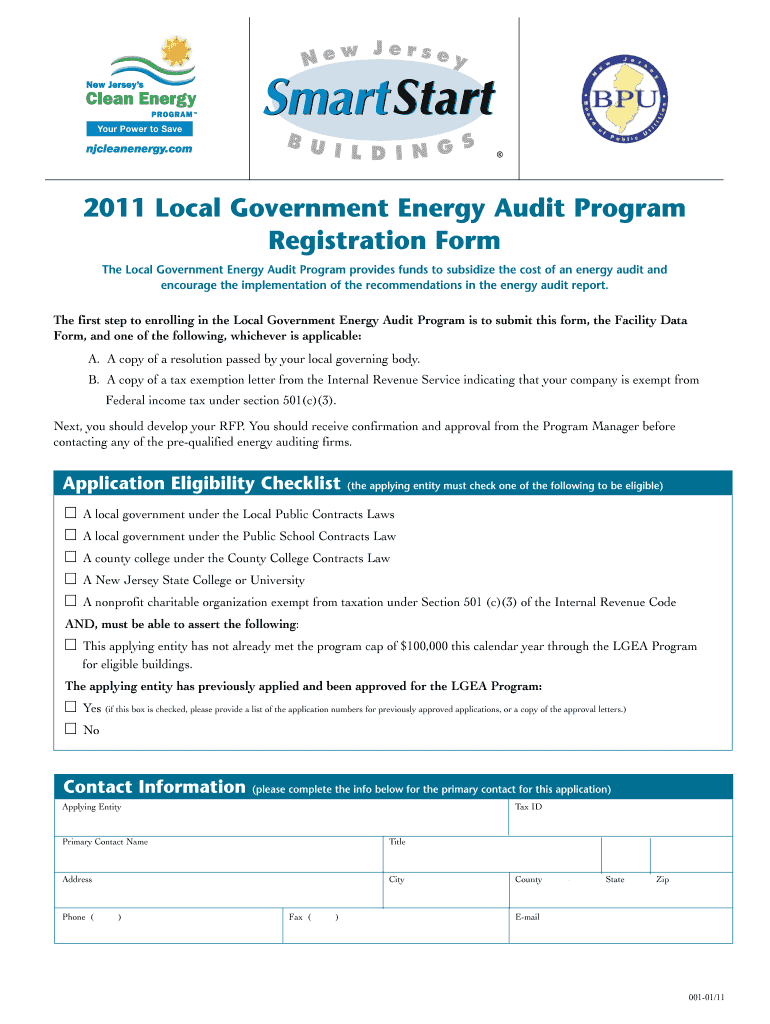 2011 Local Government Energy Audit Program Preview on Page 1