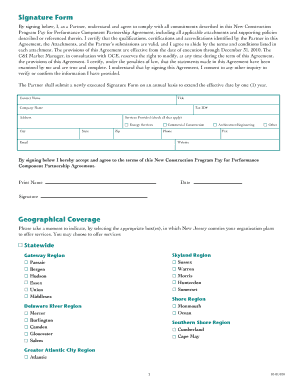 New Construction Partnership Agreement