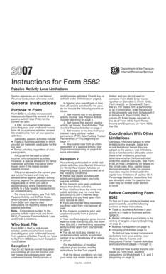 Instructions for Form 8582