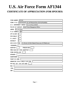 af form 1344