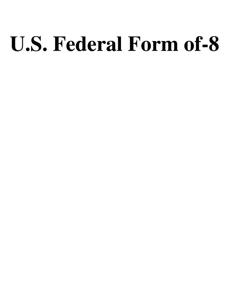 United States Department Of The Interior