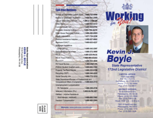 Pennsylvania State Representative Assistance Form