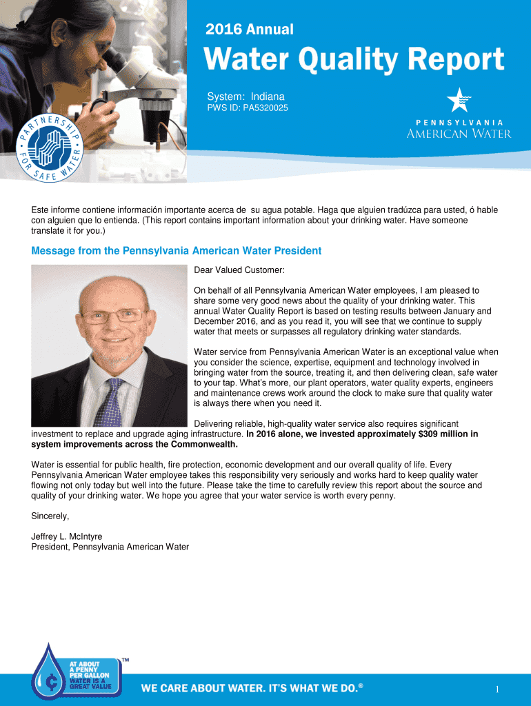 Annual Drinking Water Quality Report - Town of Cicero Preview on Page 1