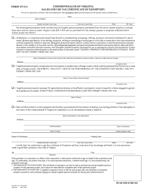 Fillable Online Commonwealth of virginia sales and use tax ...