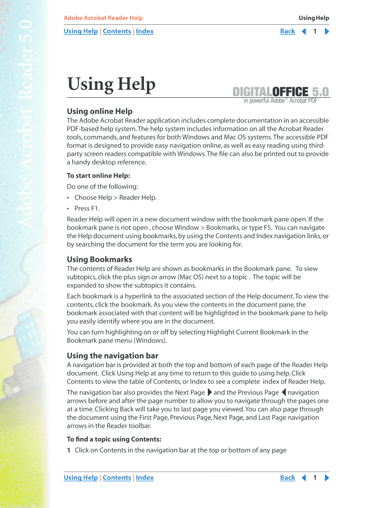 Using Help - Click here Preview on Page 1