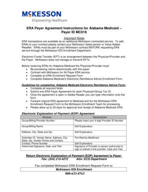 Alabama Medicaid ERA Payer Agreement
