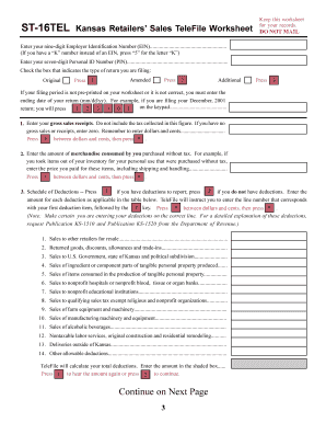 sales tax form kansas st 16tel