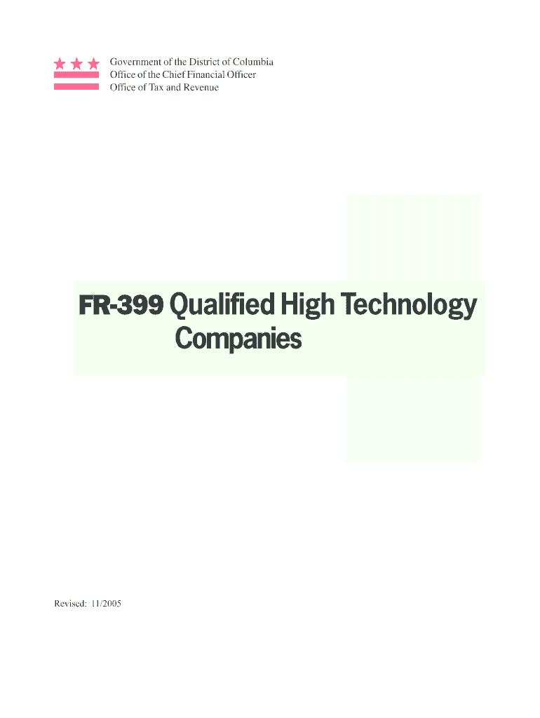 FR-399Qualified High Technology Companies - FormSend Preview on Page 1