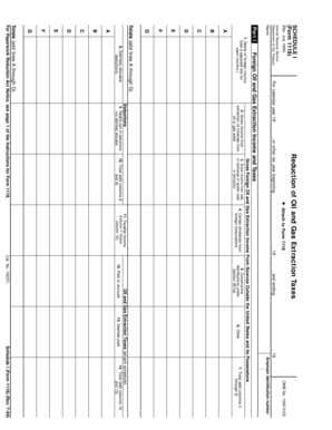 Schedule I Form 1118