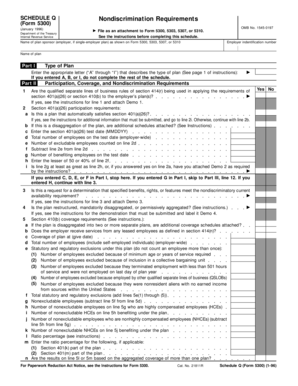 IRS Schedule Q Nondiscrimination Requirements