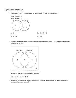 alg mini ma912d72 form