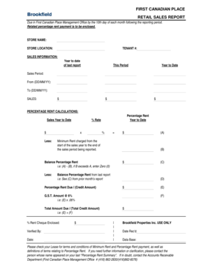 Retail Sales Report Form NEW - Brookfield Properties