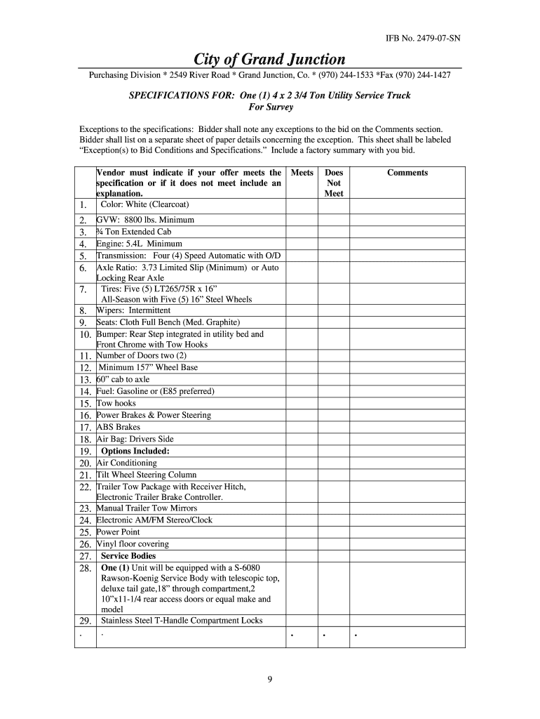 Invitation for Bids Preview on Page 1