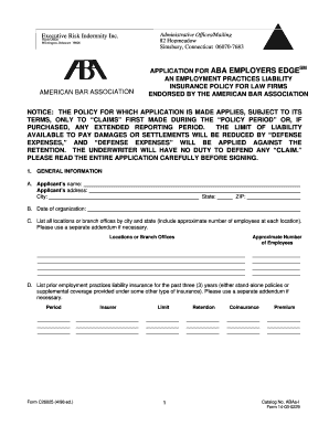 ABA Employers EdgeSM Application