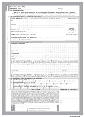 KYC Application Form