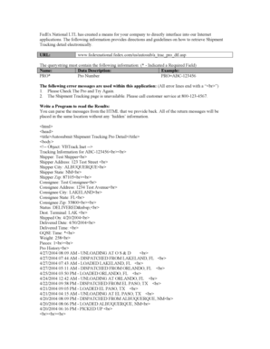 Watkins Motor Lines has created a means for your company to directly interface into our Internet applications. 2240 FSM User Guide Ship