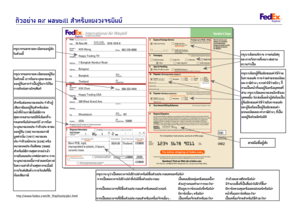 FedEx Air Waybill for PCB Shipment