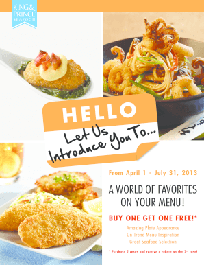 A WORLD OF FAVORITES ON YOUR MENU!