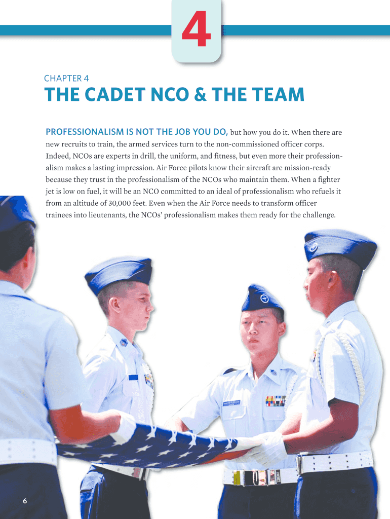 THE CADET NCO and THE TEAM Preview on Page 1