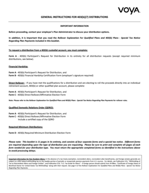 403(b) Participant’s Request for Distribution