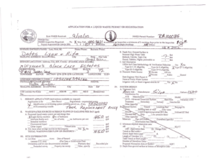 New Mexico Liquid Waste Permit Application