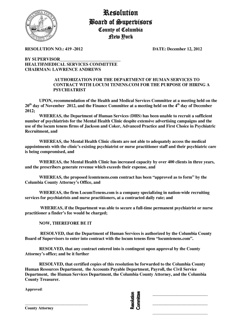 HEALTHMEDICAL SERVICES COMMITTEE Preview on Page 1