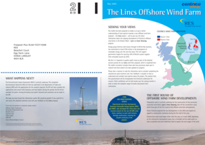 Lincs Offshore Wind Farm Feedback Form