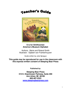 Smithsonian Museum Alphabet Guide