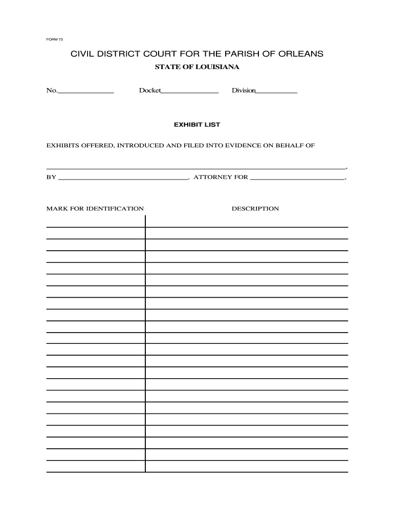 Template For Trial Exhibit 13 Printable Petition Template Examples