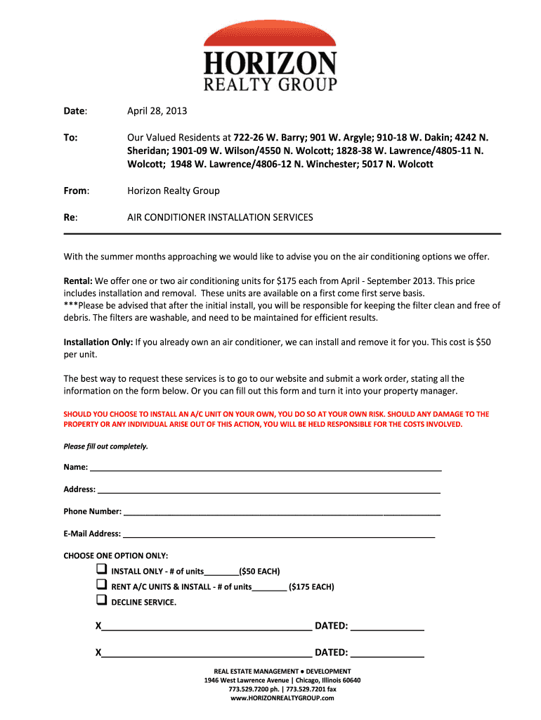 ac rent agreement format Preview on Page 1