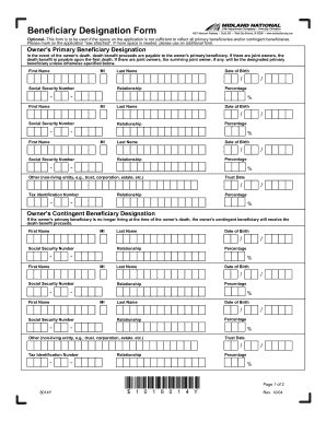 Beneficiary Designation Form