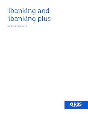 RBS International ibanking Application Form