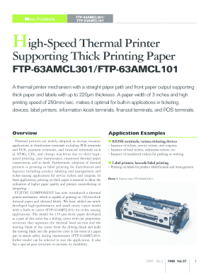 Supporting Thick Printing Paper