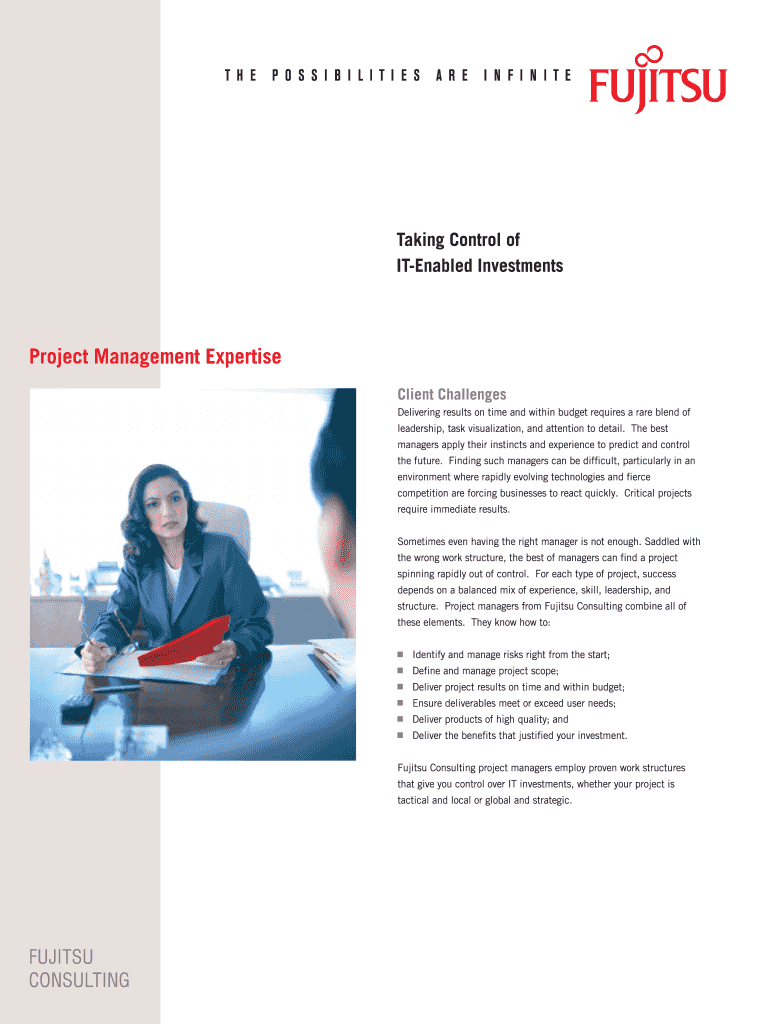 IT-Enabled Investments Preview on Page 1