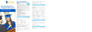 POSB Further Study Assist Application Form