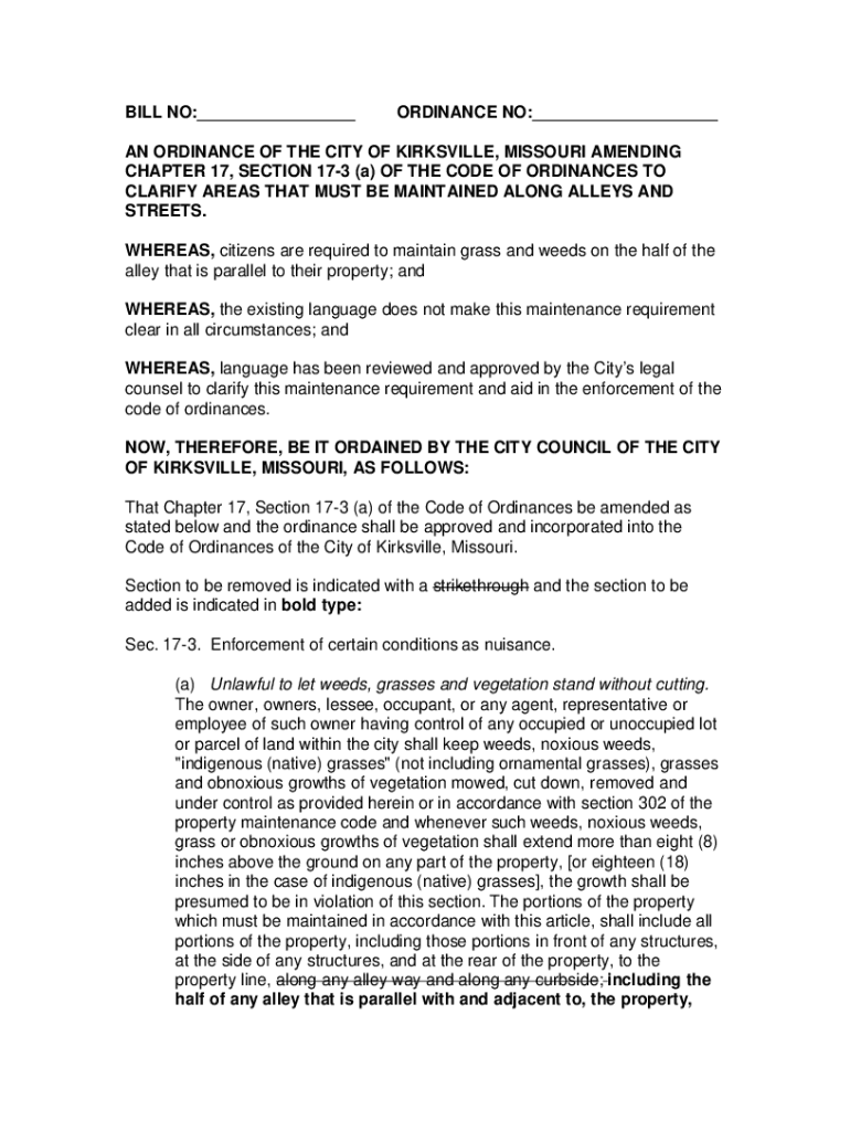 2b Ordinance Alleyway Grass doc Preview on Page 1