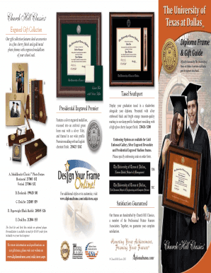 Church Hill Classics Order Form