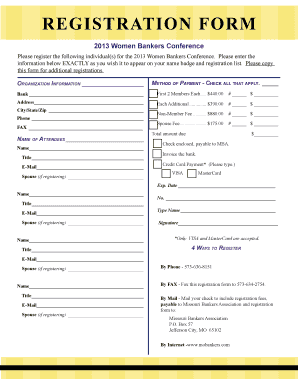 Registration Form