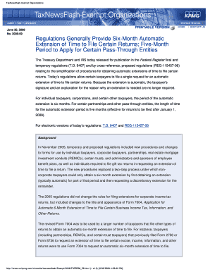 TaxNewsFlash-Exempt Organizations