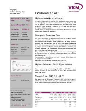 Goldrooster AG - EQS Group AG
