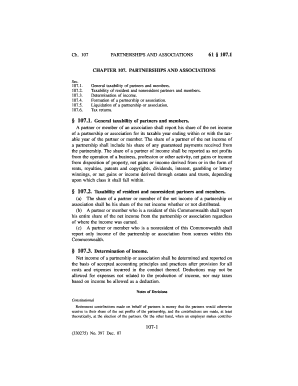 PARTNERSHIPS AND ASSOCIATIONS